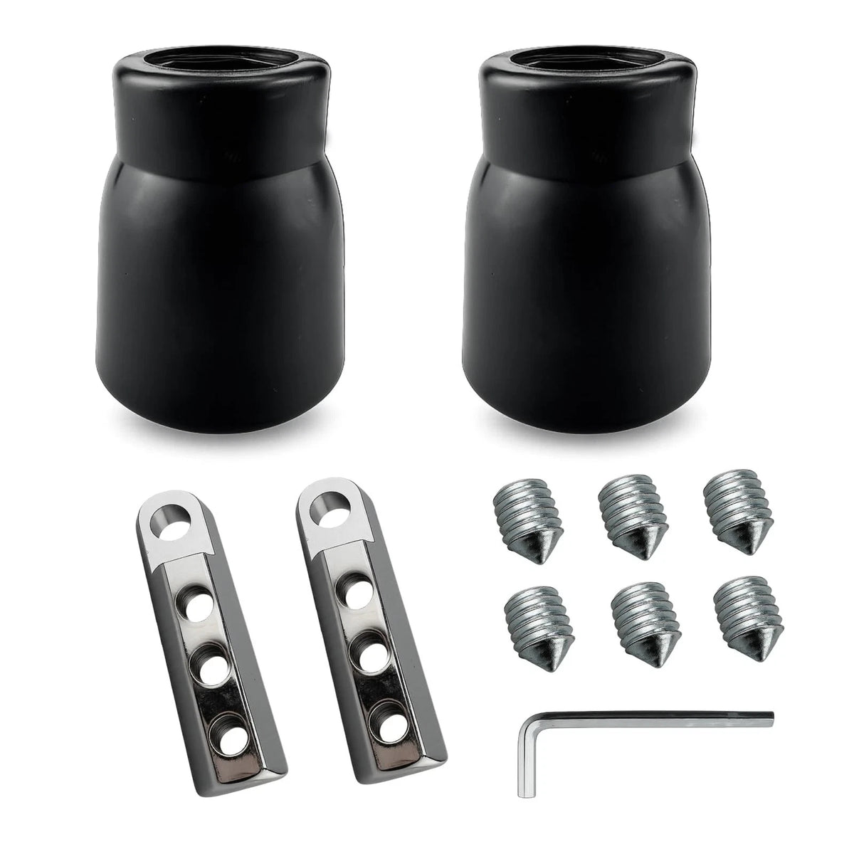Cable Ball Stopper Ends for Pulley Machine (Black)