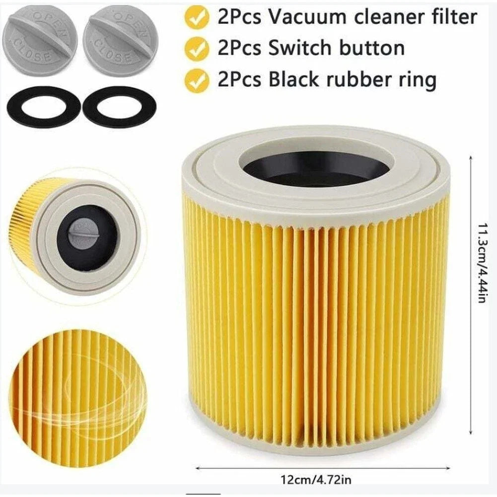 Air Filter HEPA for Karcher WD3 NT18 MV2 3 Vacuum Cleaners
