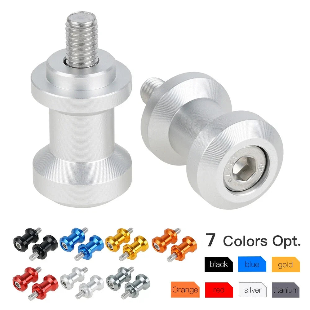 Set of 2 Swingarm Spools Sliders M8x1.25 for Kawasaki Ninja 400 250 (2018–2020)