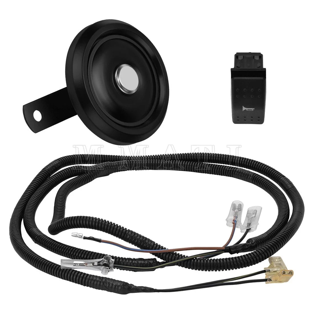 Horn w/ Wire & Switch Kit for Kawasaki Mule Pro-MX KAF700 (2019–2024)