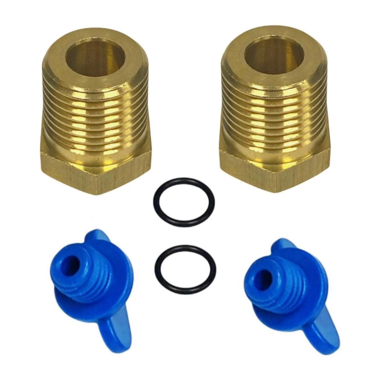 2X Exhaust Manifold Drain Plug Kit for Volvo Penta 4.3 5.0 5.7 7.4 8.2 L