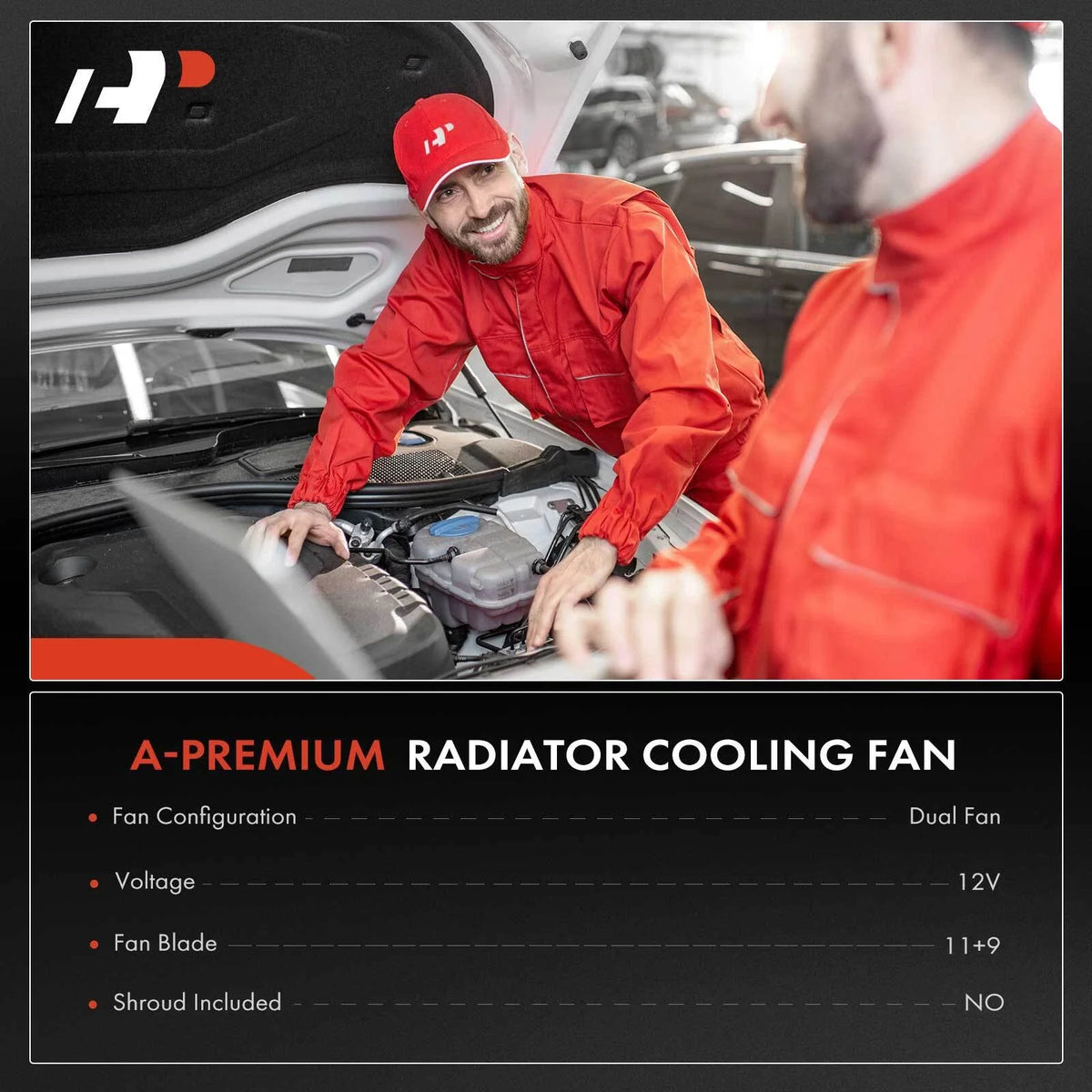 Dual Cooling Fan Assembly with Shroud for Nissan Altima Maxima (2007–2018)