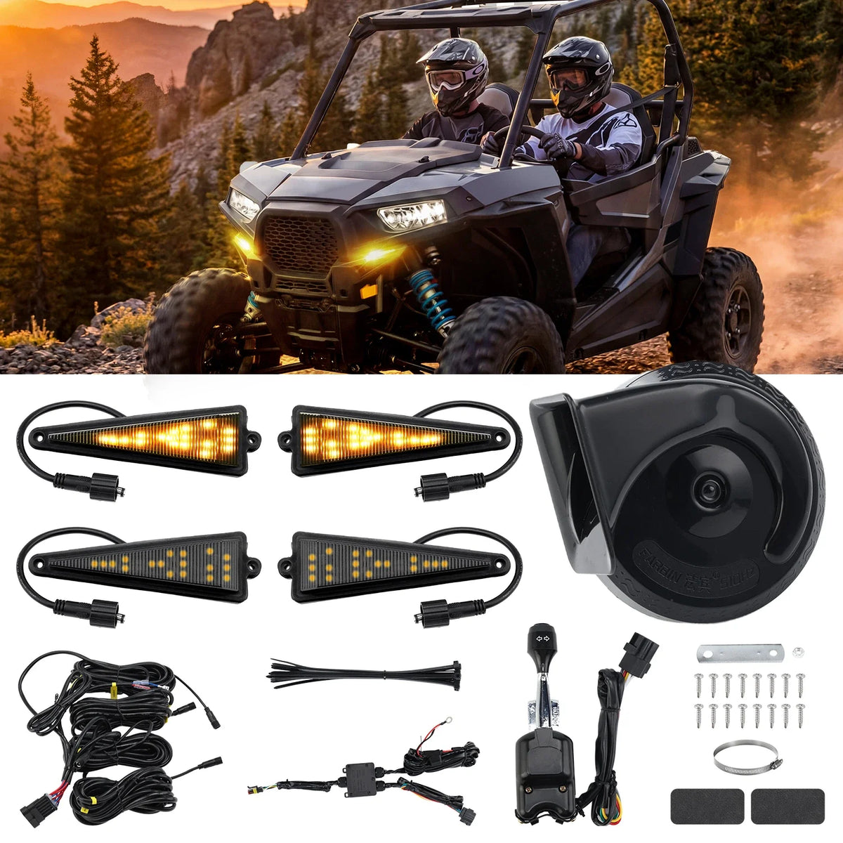 UTV Turn Signal Blinker Kit for Can-Am Maverick (2011–2024)