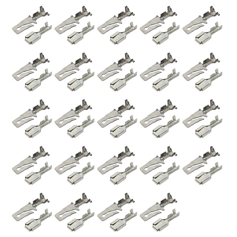 48x Male Female Wiring Harness Terminal Crimp Connectors for GM 14-16 AWG