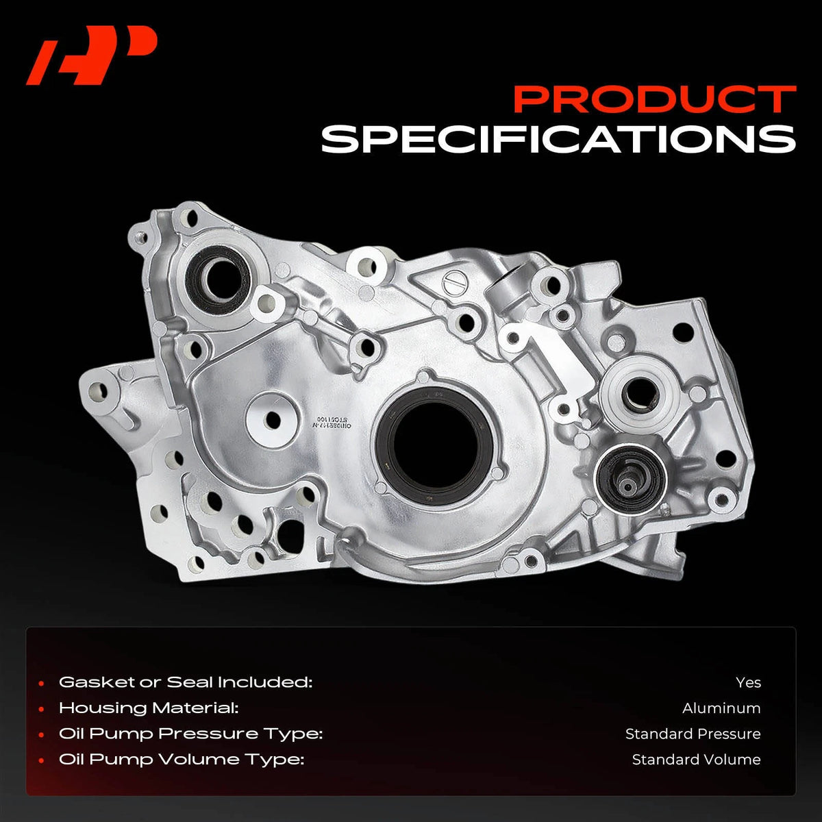 Oil Pump w/ Engine Timing Cover for Mitsubishi Galant Chrysler Sebring (M-511, MD366260, OP155, SKOM511)