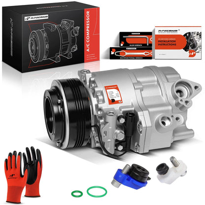 A-Premium A/C Compressor with Clutch for BMW X5 (2003–2006) 64526918000, 98444