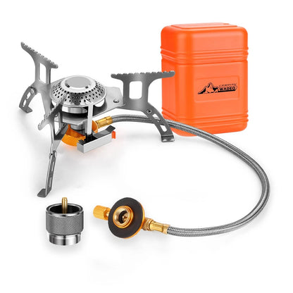 3700W Portable Backpacking Stove with Piezo Ignition (No Part Numbers)