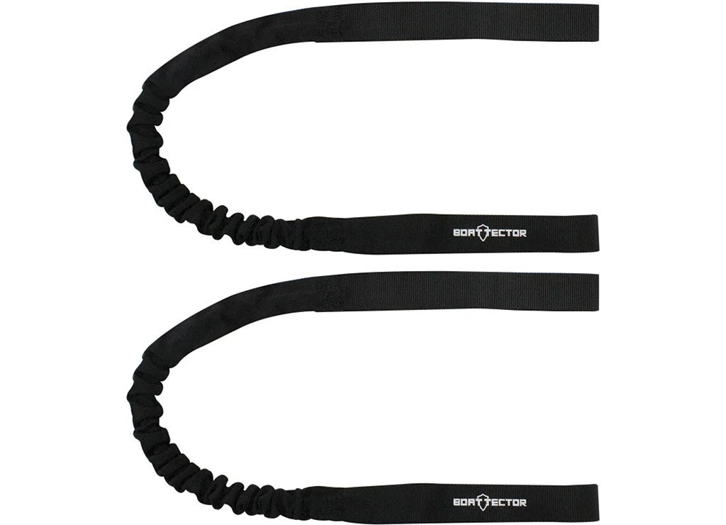 Set of 2 Extreme Max 3006.2549 Nylon Bungee Dock Lines w/Looped Ends 33"