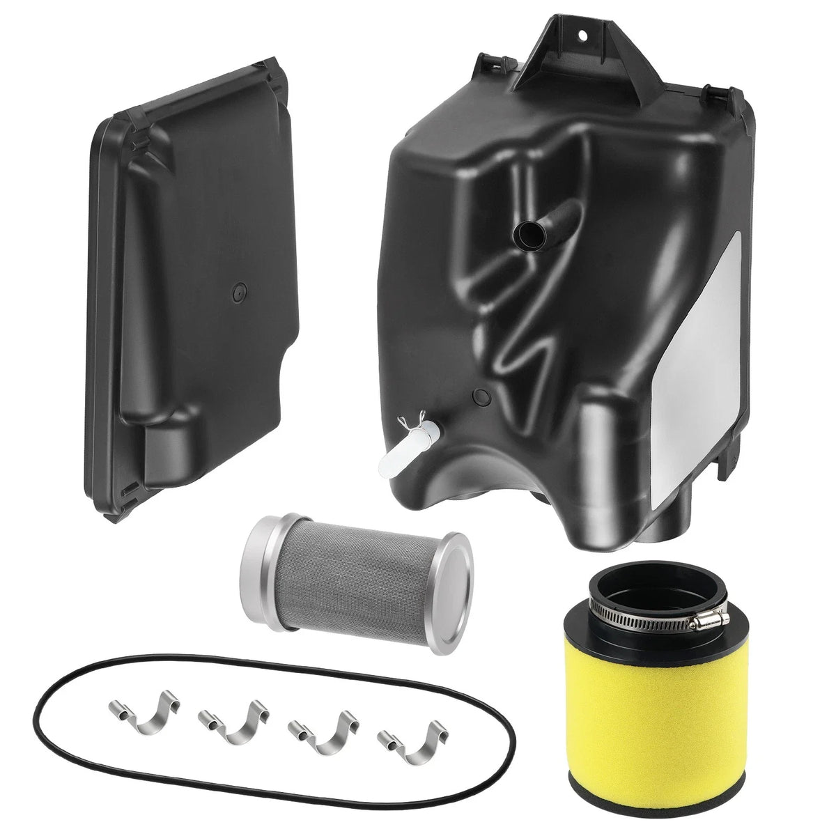 Air Box Case + Cover Clip w/Air Filter Cage Kit for Honda TRX300X (2009–2014)