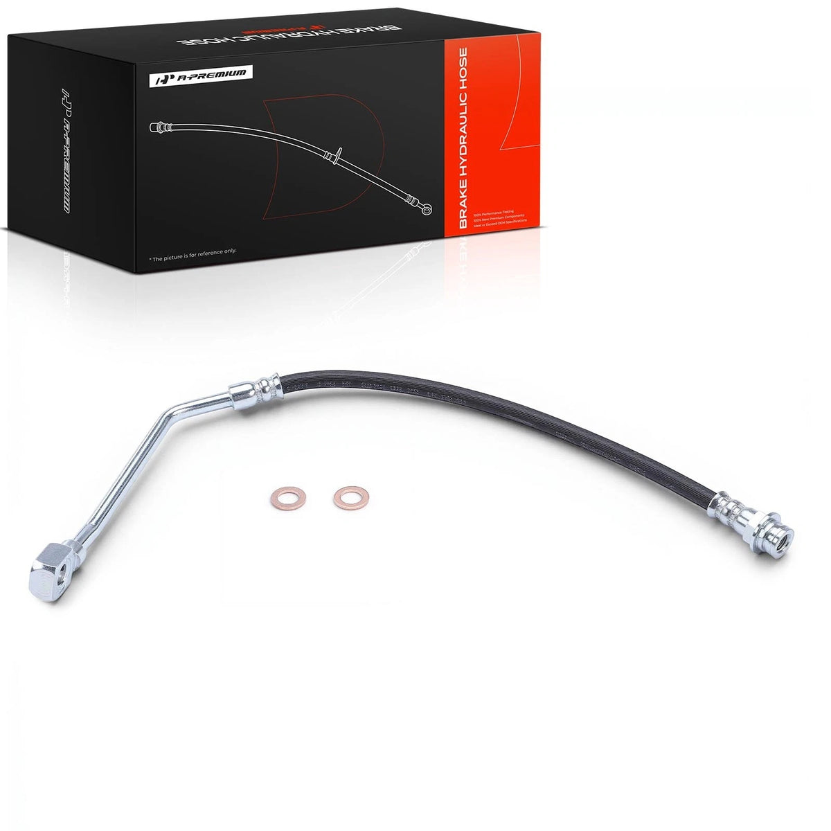 Front Right Brake Hydraulic Hose for Chevy Tahoe GMC Yukon (1992–2000) 15567800, 22111728, 22163392, 2201078