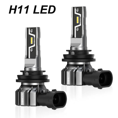 2X H11 LED Headlight Bulbs for Low Beam - NOVA500N57H11 (6500K Bright White)