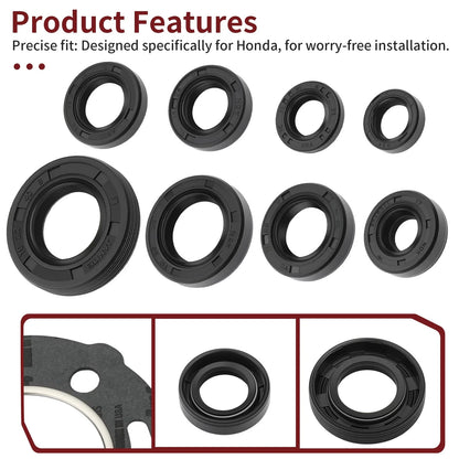 Complete Gasket and Oil Seals Kit for Honda CR80R (1986–1991)