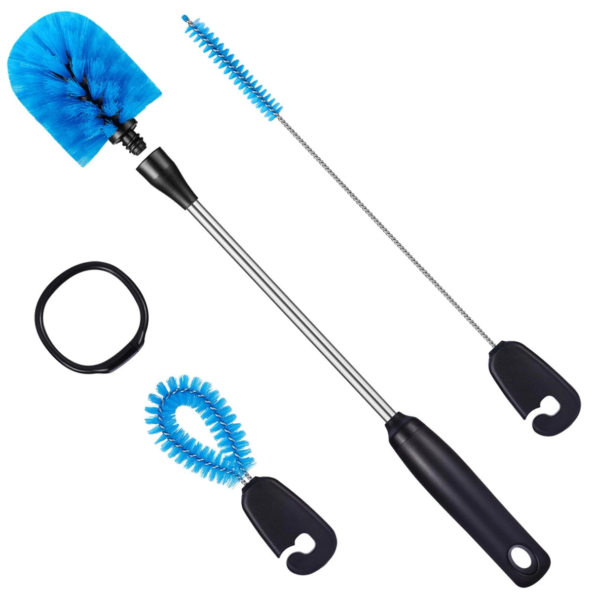 3X Stainless Steel Bottle Brush and Straw Cleaning Set
