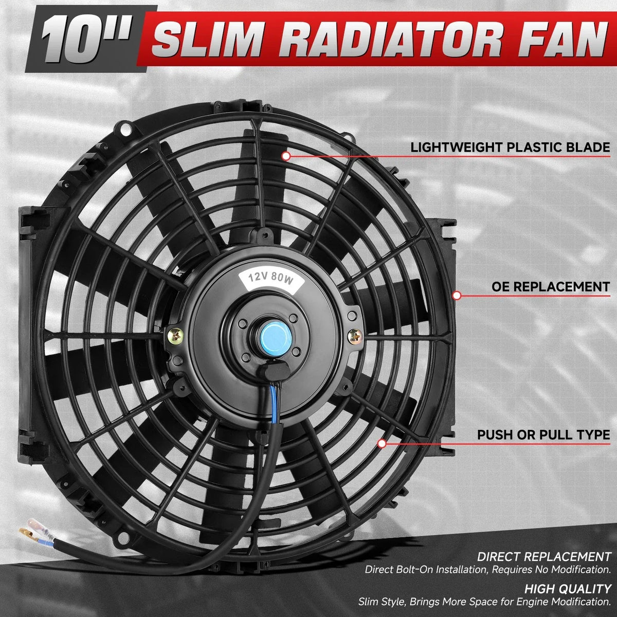 Aluminum Radiator + 10" Fans for Miata MX5/MX-5 Roadster (NB)
