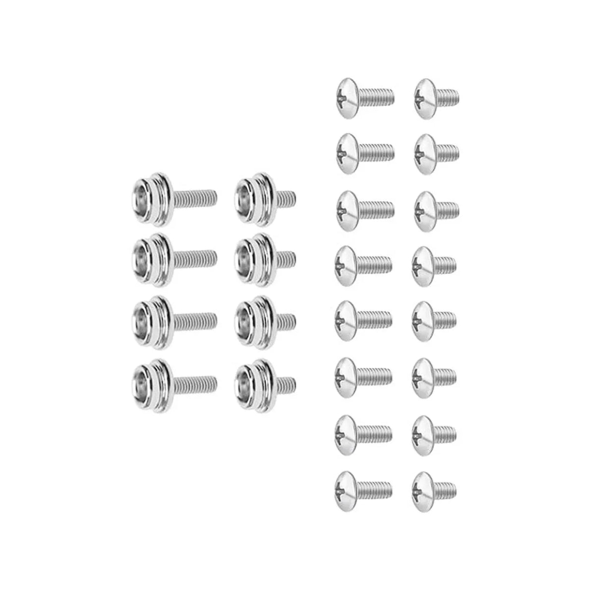 12PCS Helmet Screws for Football Baseball Softball - Stainless Steel 10mm 12mm