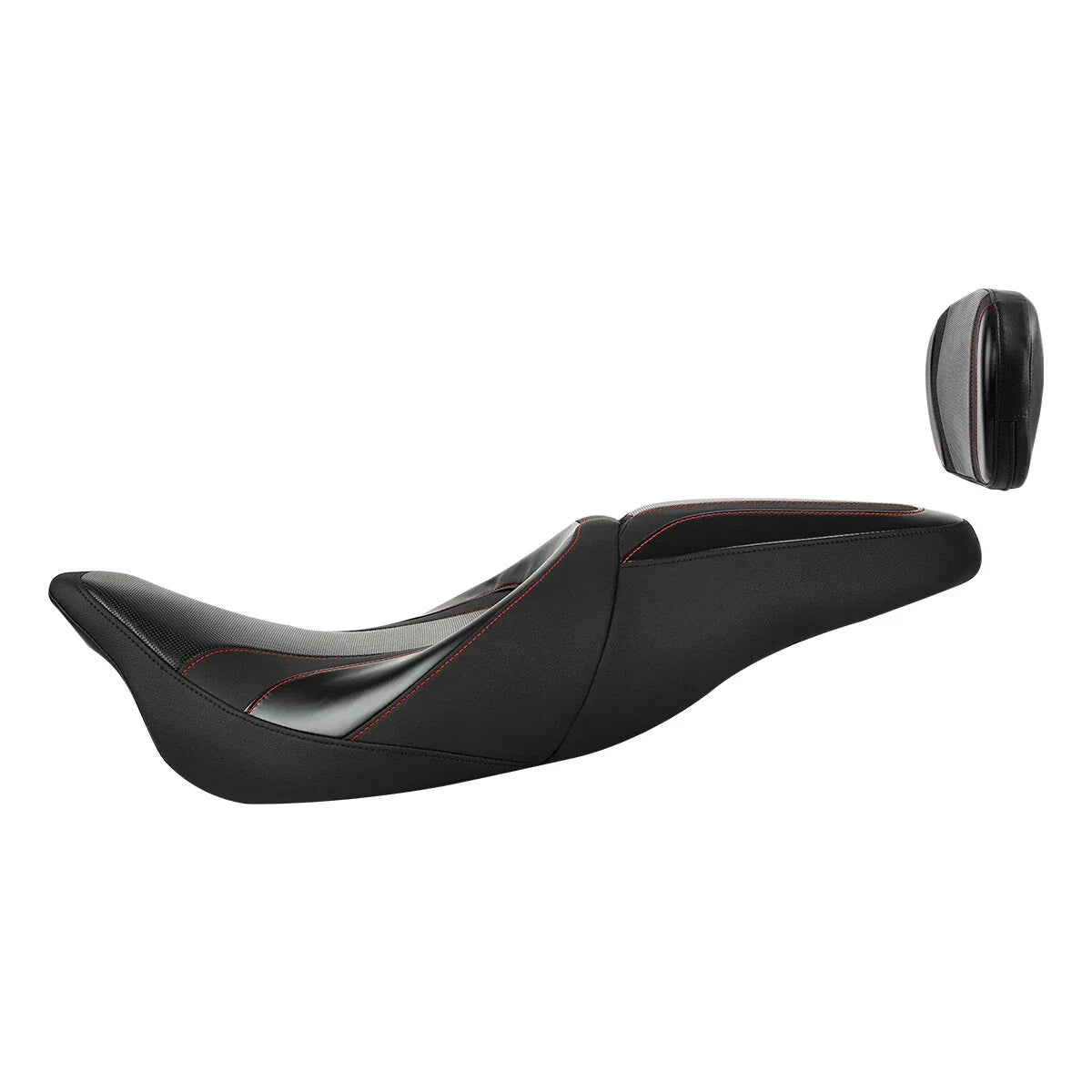 Seat Backrest Pad for Harley Touring Street Glide (2009–2023)