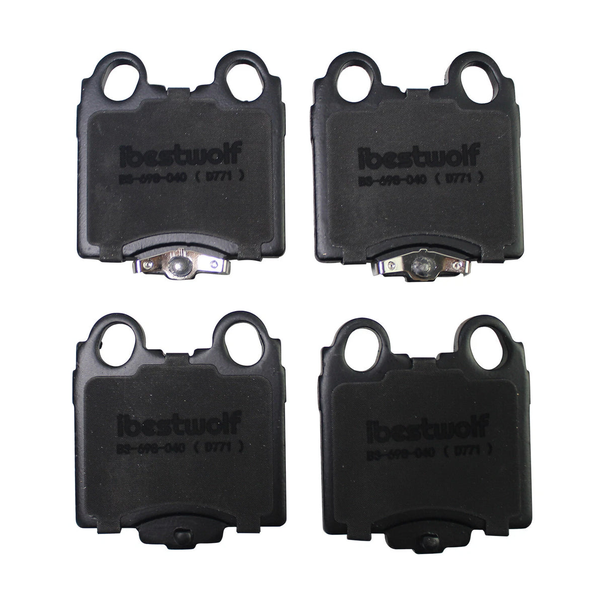 Set of 8 Ceramic Brake Pads for Lexus SC430 IS300 (2001–2010) D619 D771 P-619 P-771