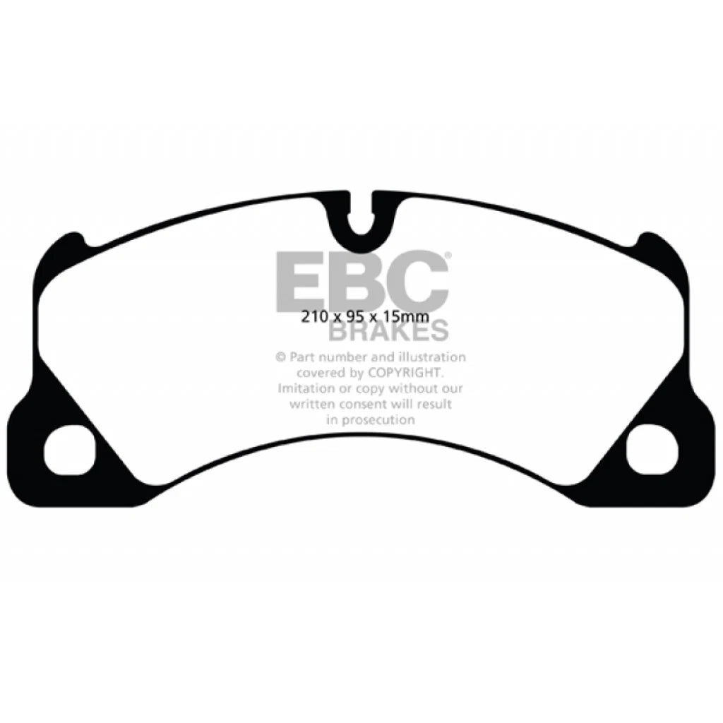 EBC Redstuff Front Brake Pads for Volkswagen Touareg (2008–2017) TLX-ebcDP31835C-CL360A70