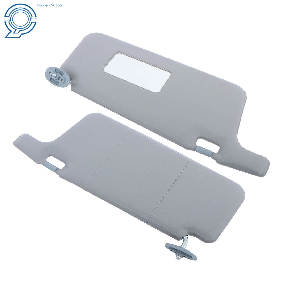Set of 2 Sun Visors for Honda Civic (1996–2001) Gray LHD