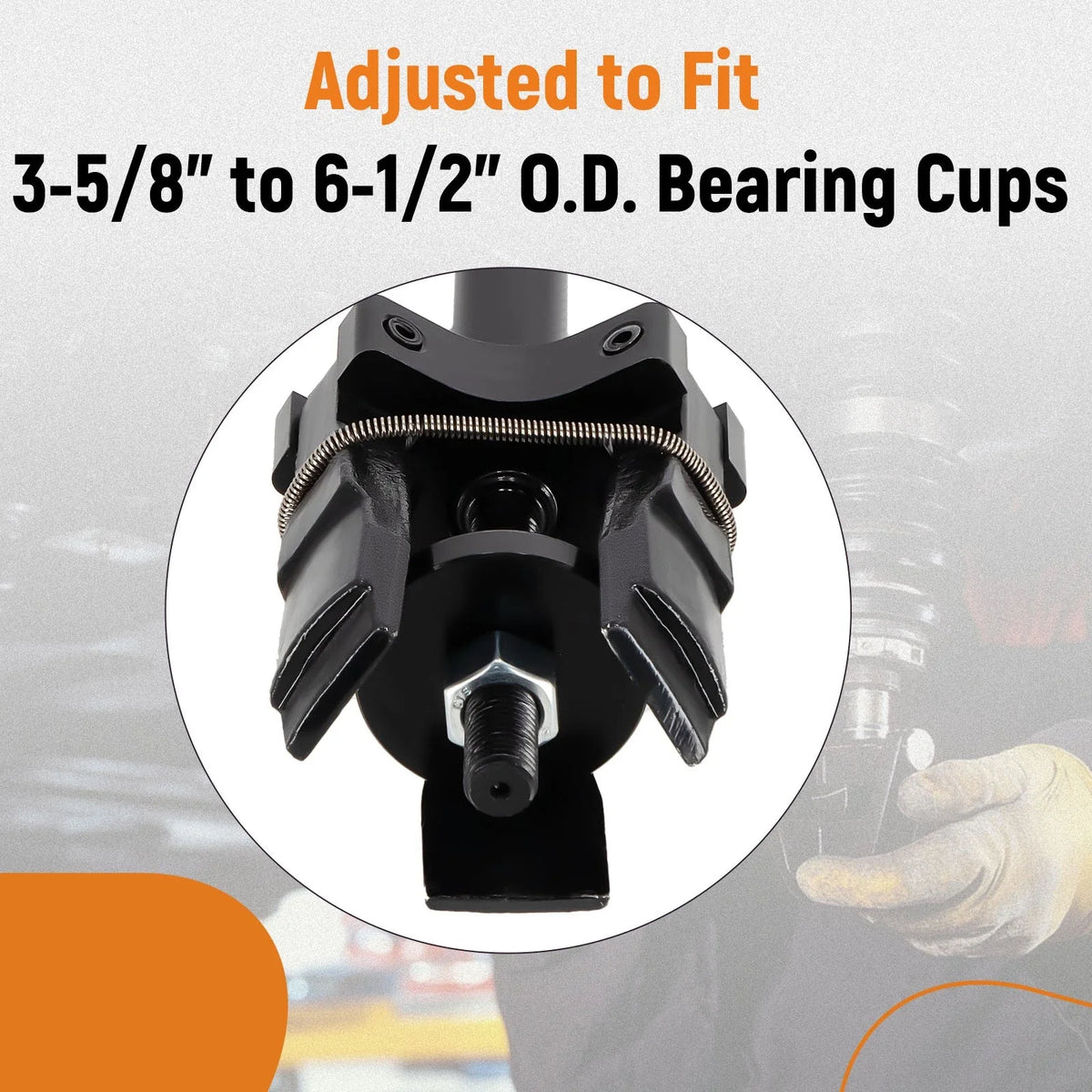 Bearing Cup Remover Installer for 3-5/8" to 6-1/2" Axles (11000–50000 lb)
