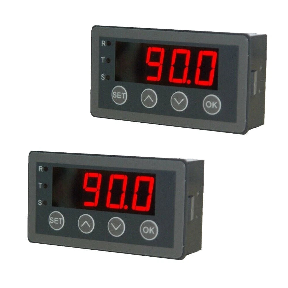 2PC Digital Display Meter 0-10V 0-20mA 2-10V 4-20mA for Automotive