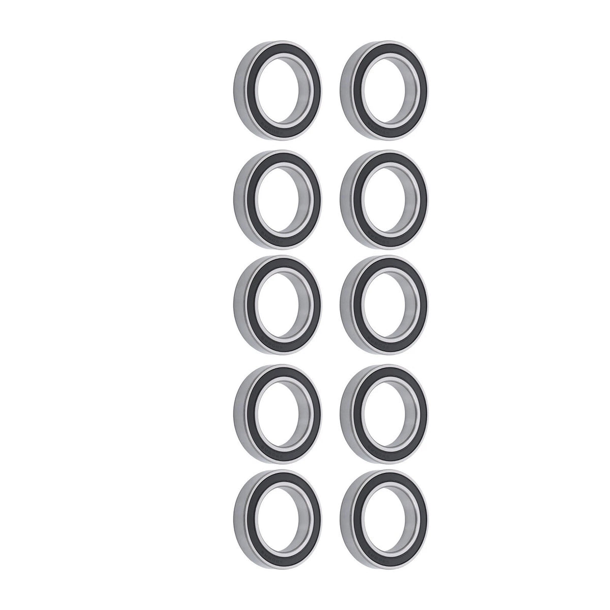 10 Pack Deep Groove Ball Bearing 40 × 62 × 12 mm Double Rubber Seals