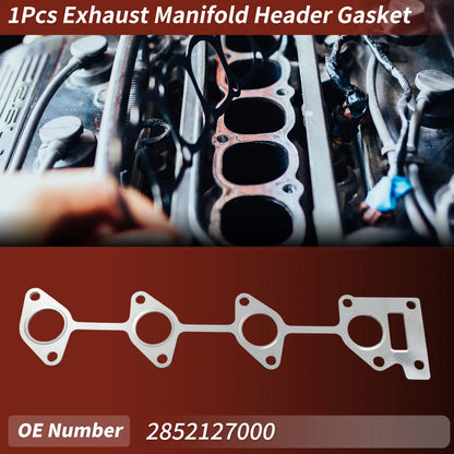 1 Pc Exhaust Manifold Header Gasket for Hyundai Santa Fe (2001–2006) No. 28521-27000