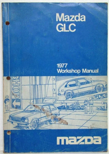 Service Shop Repair Manual for Mazda GLC (1977)