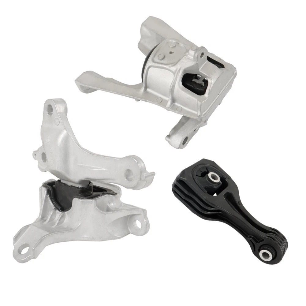 3X Engine Motor & Transmission Mount Set for Honda Civic (2016–2019) BCK87824K, 50820TBAA02, 50820TBAA01