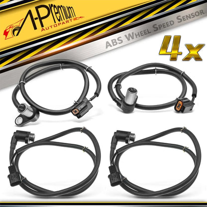 Set of 4 ABS Wheel Speed Sensors for Mitsubishi Montero Sport (2000–2004)