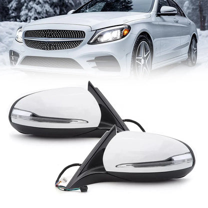 1 Pair Side Door Mirror for Mercedes Benz W213 E-Class E300 (2016–2021)