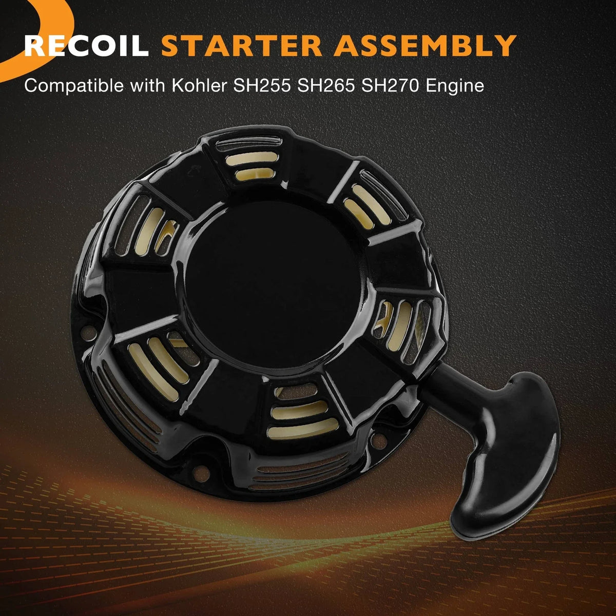 Rewind Recoil Starter Assembly for Kohler 3000 Series SH265 SH270 196CC