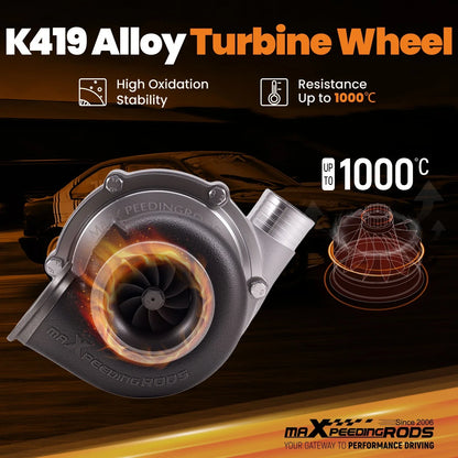 GT3076 GT3076R GT30 Turbocharger for 500HP+ (Billet Ball Bearing, .82 A/R)