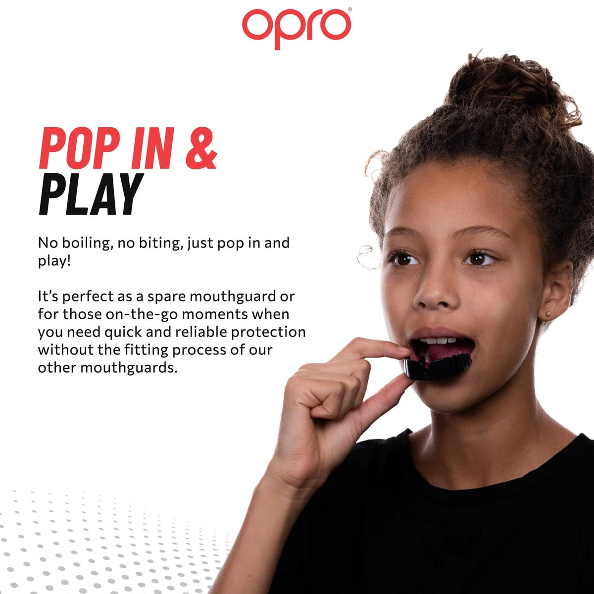 OPRO Snap-Fit Mouth Guard for Adult (Age 11+)