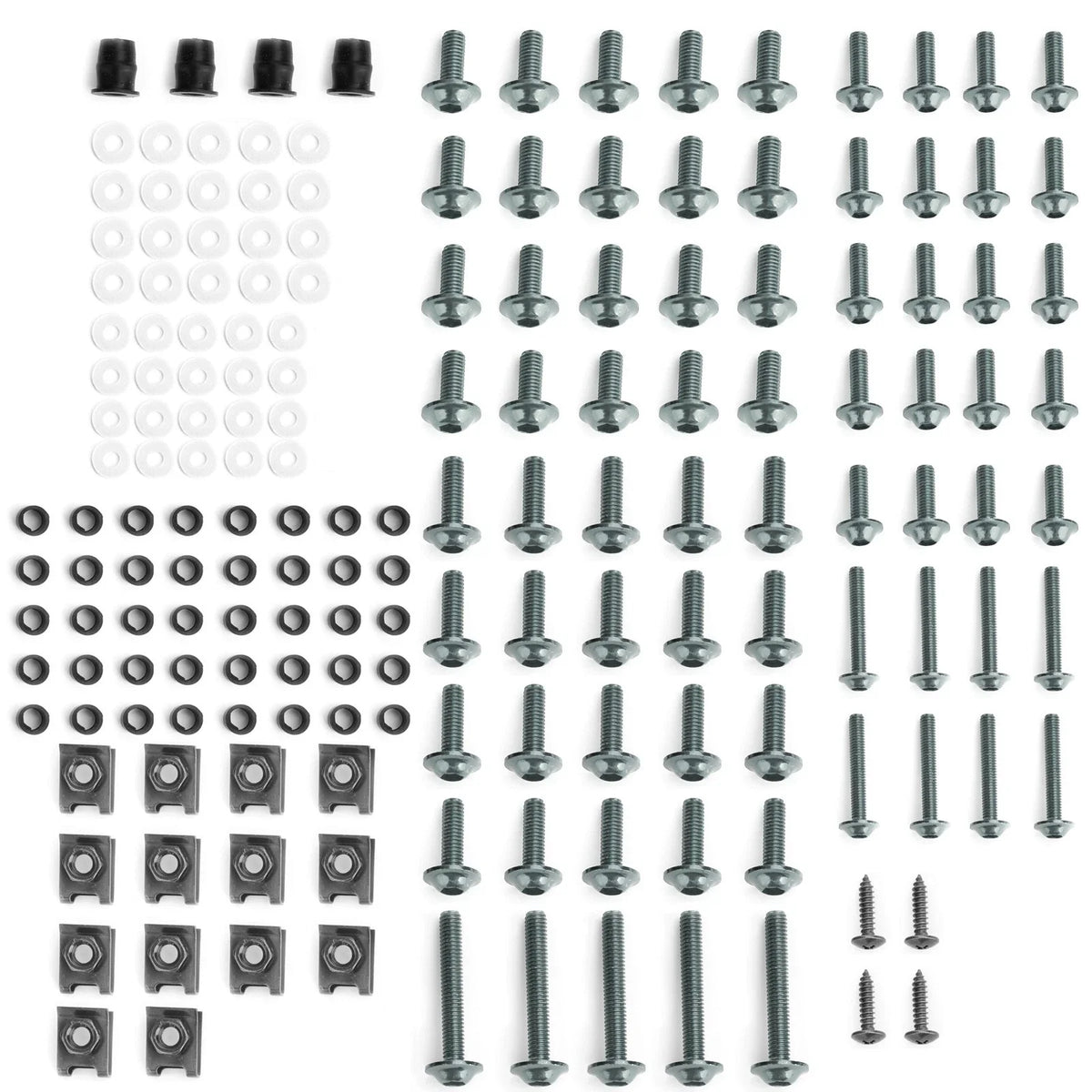 177PCS Fairing Bolts Kit M5/M6 for Sportbikes (Universal)