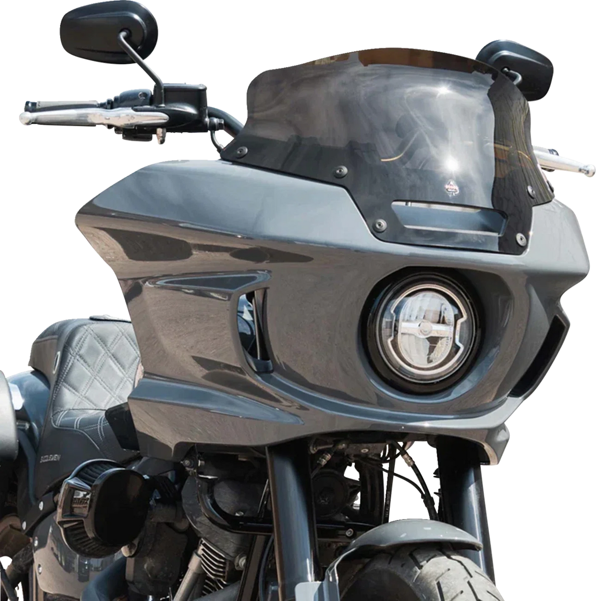 Klock Werks Kolor Flare Sport Windshield 6" Bronze for FXLRST (2018–2023)