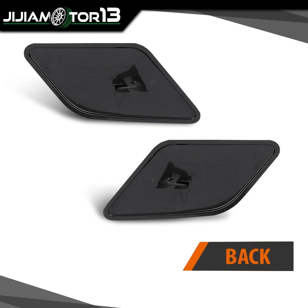 Headlight Washer Cover Set for Volvo S40 V50 (2008–2012) 39886397 39886377