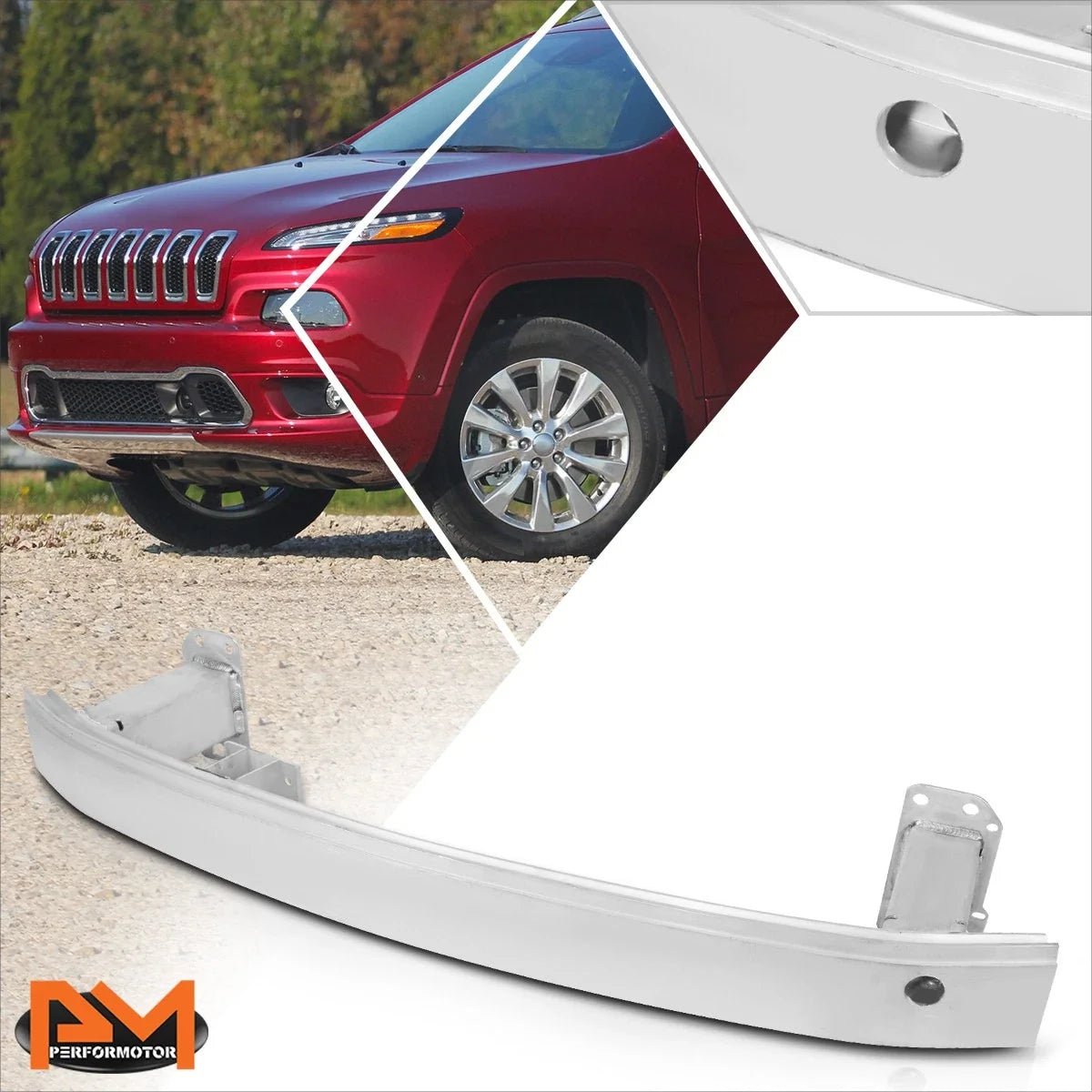 Front Bumper Reinforcement Impact Absorber Bar for Jeep Cherokee (2014–2018)