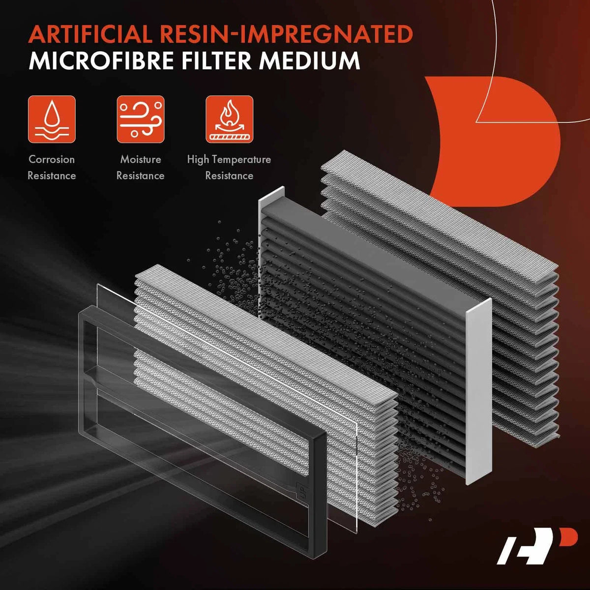 Engine Air Filter for Mercedes-Benz C63 AMG, GLE63 AMG S (2016–2021)