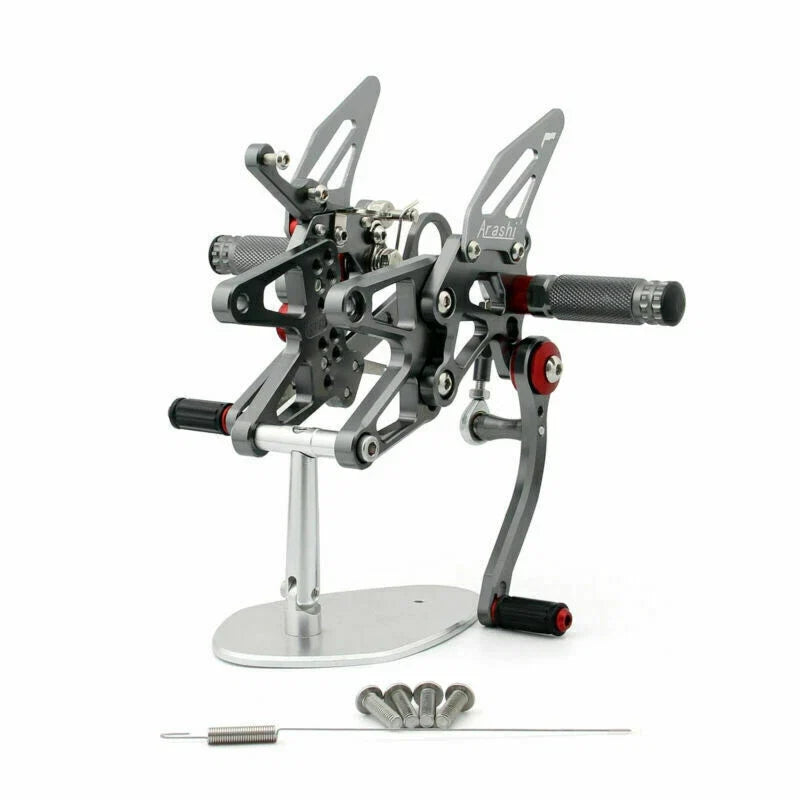 Rearsets Footpegs Pedals for BMW S 1000 RR (2010–2014) T9 Titan-color