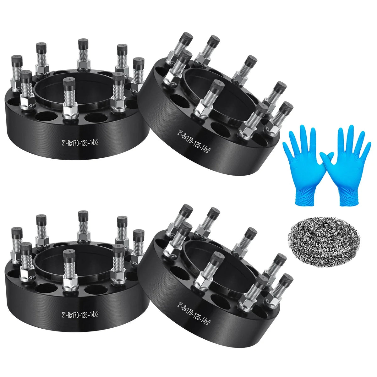 Set of 4 Hubcentric Wheel Spacers 2" for Ford F250 F350 Excursion (2000–2023)
