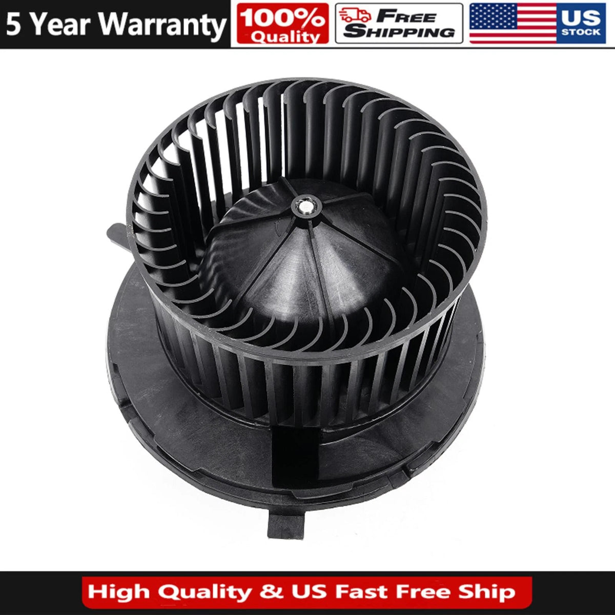 A/C Blower Motor for Audi A3 / Volkswagen CC Eos GTI Jetta Rabbit (2006–2013) 1K1819015, 1K1819015C, 1K1819015E, 1K1819015F, 700182
