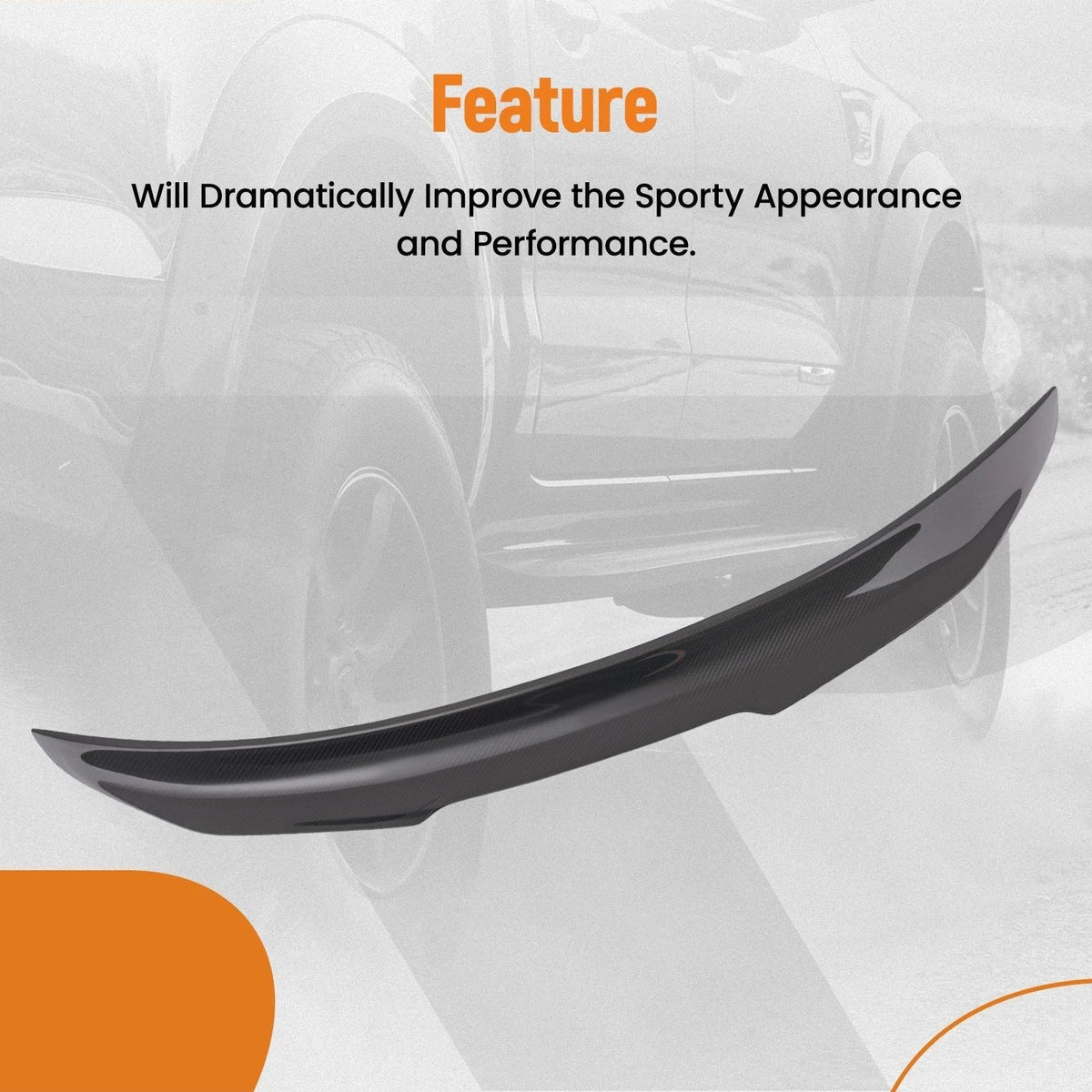 Carbon Fiber Trunk Spoiler for Audi B9 A5 S5 Sportback (2018–2024)