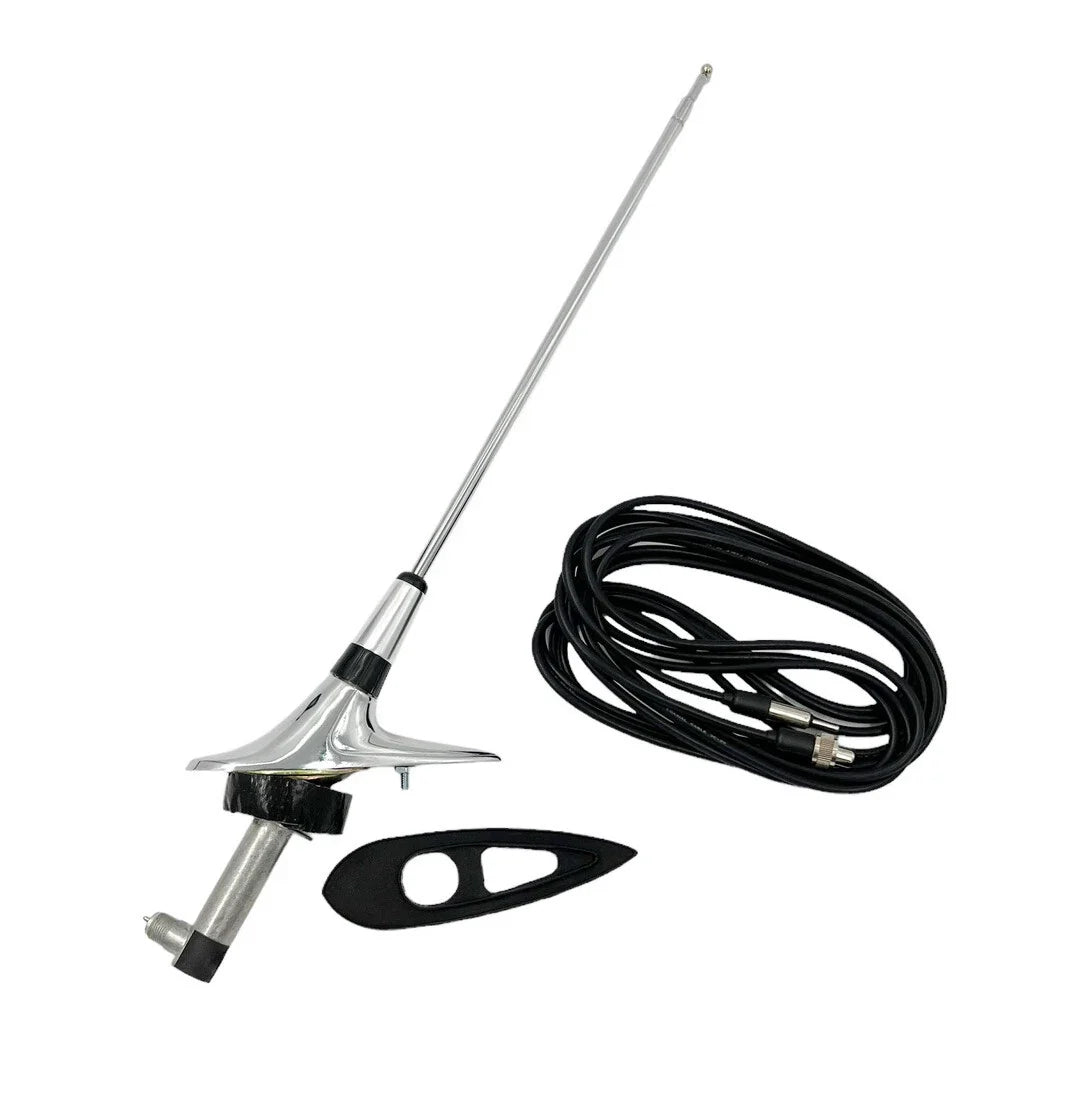 Rear RH Side Antenna Assembly w Cable for 1961-1962 Chevy Full Size
