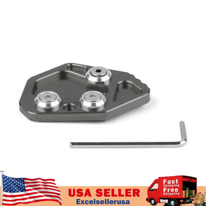 Side Stand Kickstand Plate Pad for BMW K1200S/R (2005–2008) K1400S/R (2009–2014) KSP-008-Gray