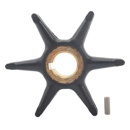 Outboard Water Pump Impeller & Pin for Evinrude Johnson 9.5 10 HP (1970–1990)