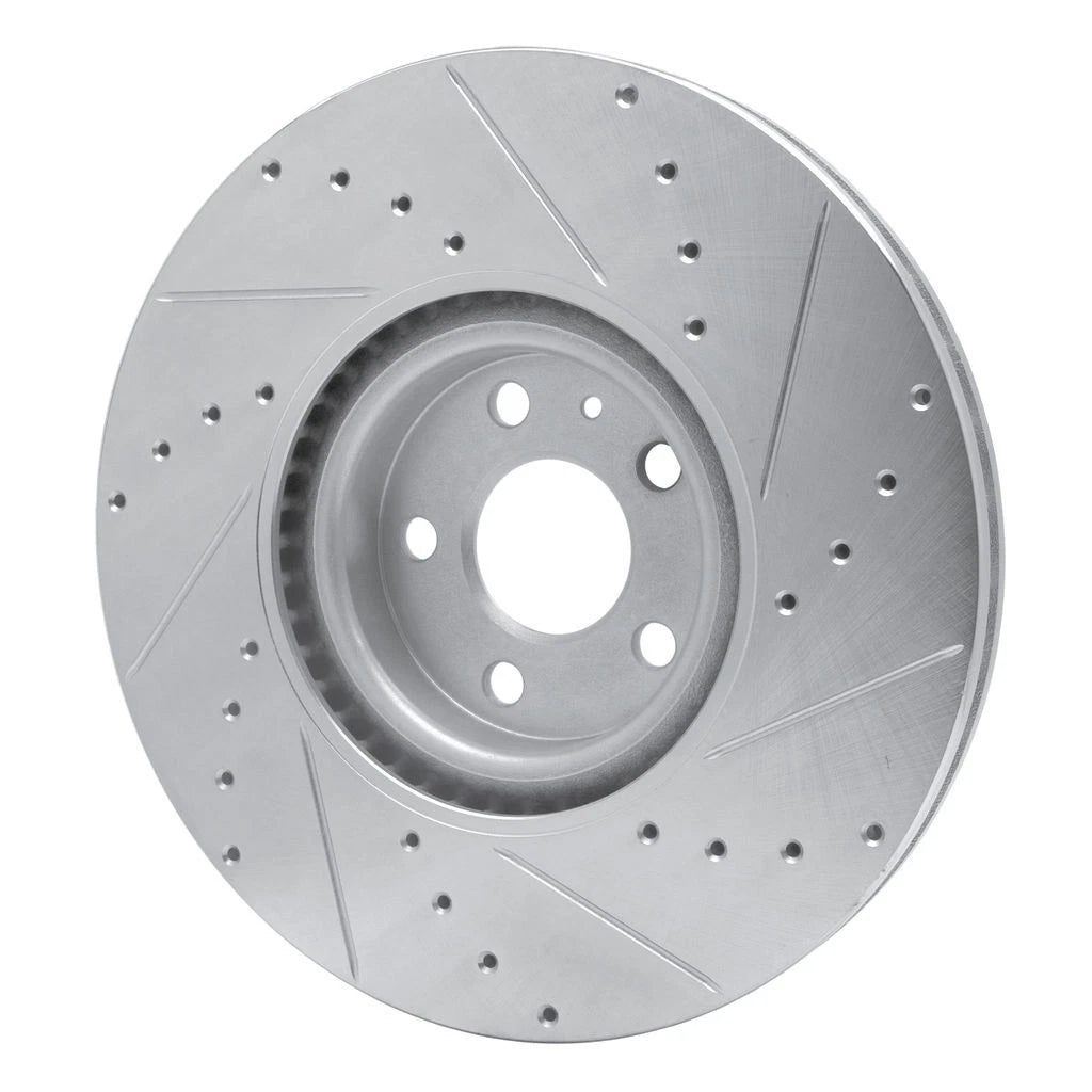 Rotor Set for Volvo XC60 (2018–2021) ALX-PAU-DF-7614-27023-CLA2, Drilled & Slotted