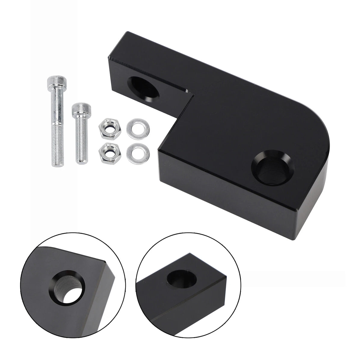 Headlight Mount Bracket for Dyna T-Sport FXDL FXDF FXDB (M523-A189-BLK)