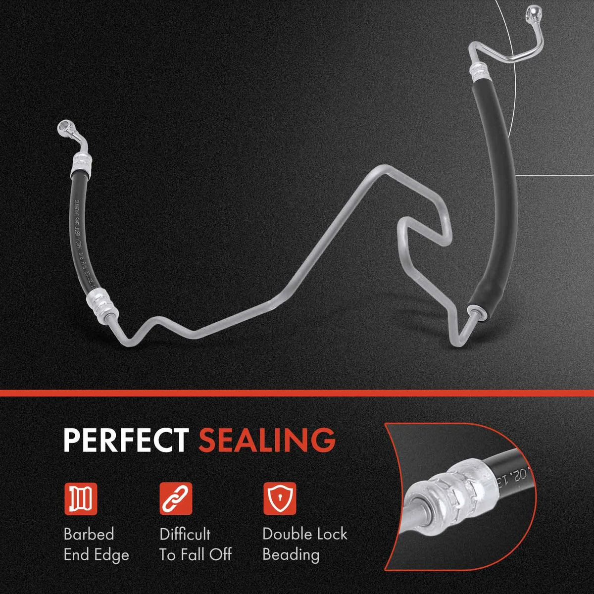 Power Steering Pressure Hose Assembly for Volkswagen Beetle (1998–2004) 1C0422893AB, 3402415