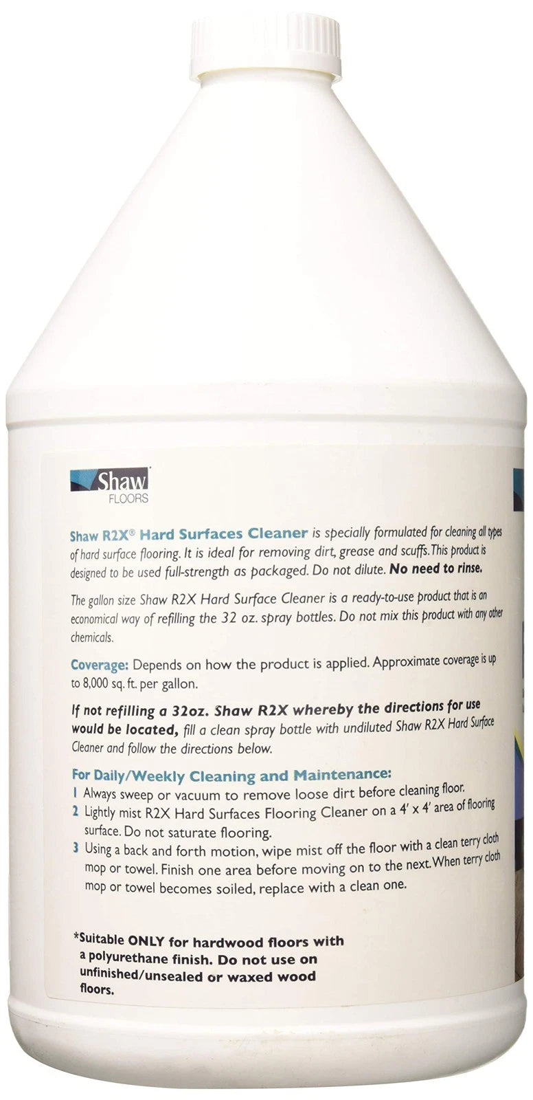 R2X Hard Surfaces Flooring Cleaner for Shaw Floors (128 Fl Oz)